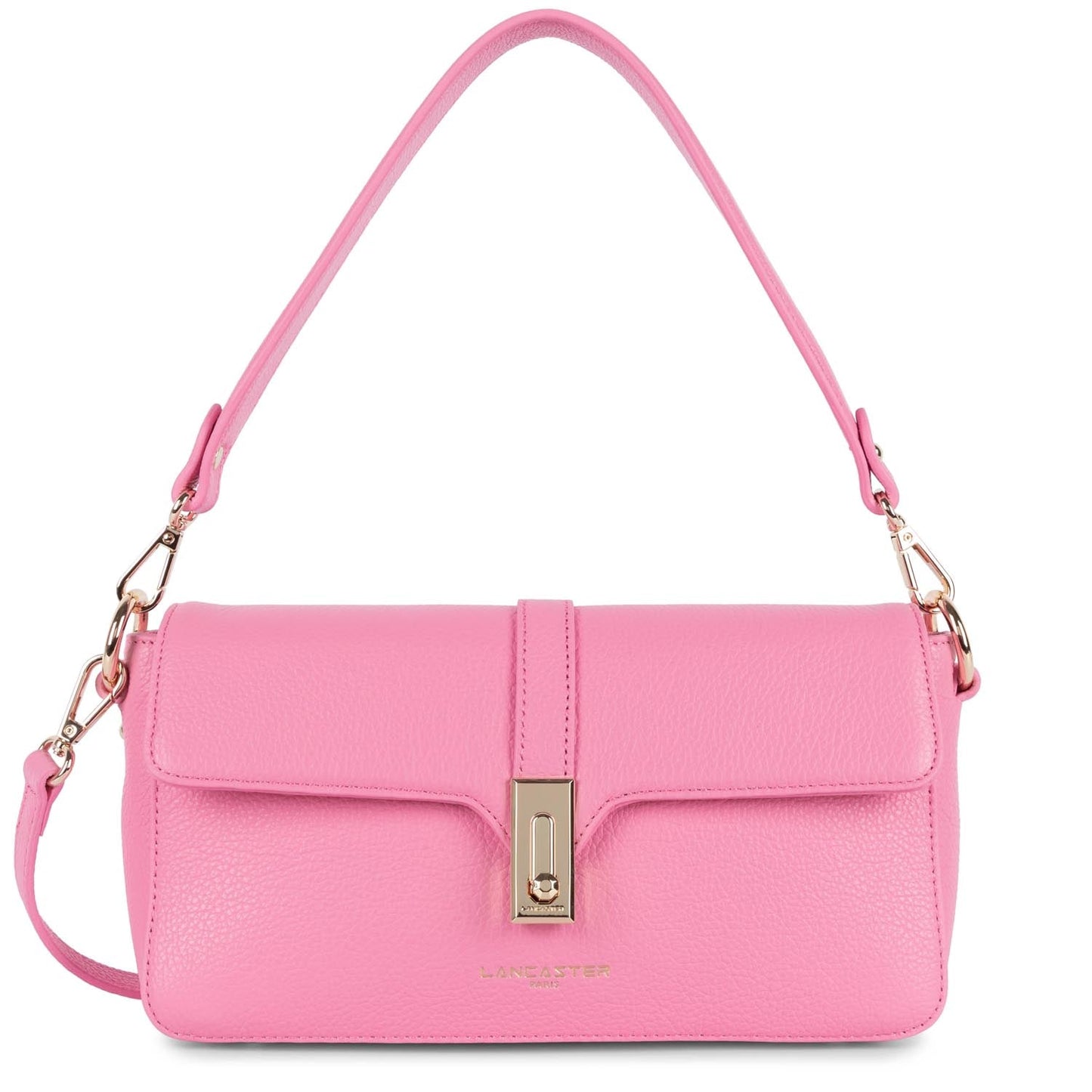 sac baguette - foulonné milano #couleur_rose