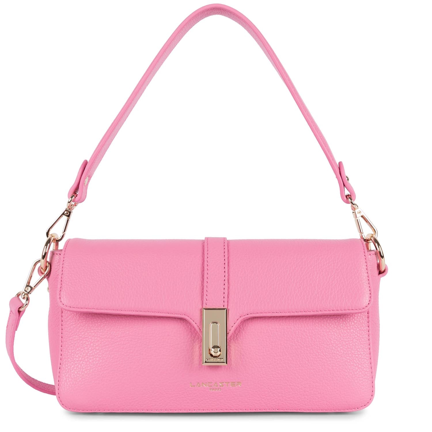 sac baguette - foulonné milano #couleur_rose