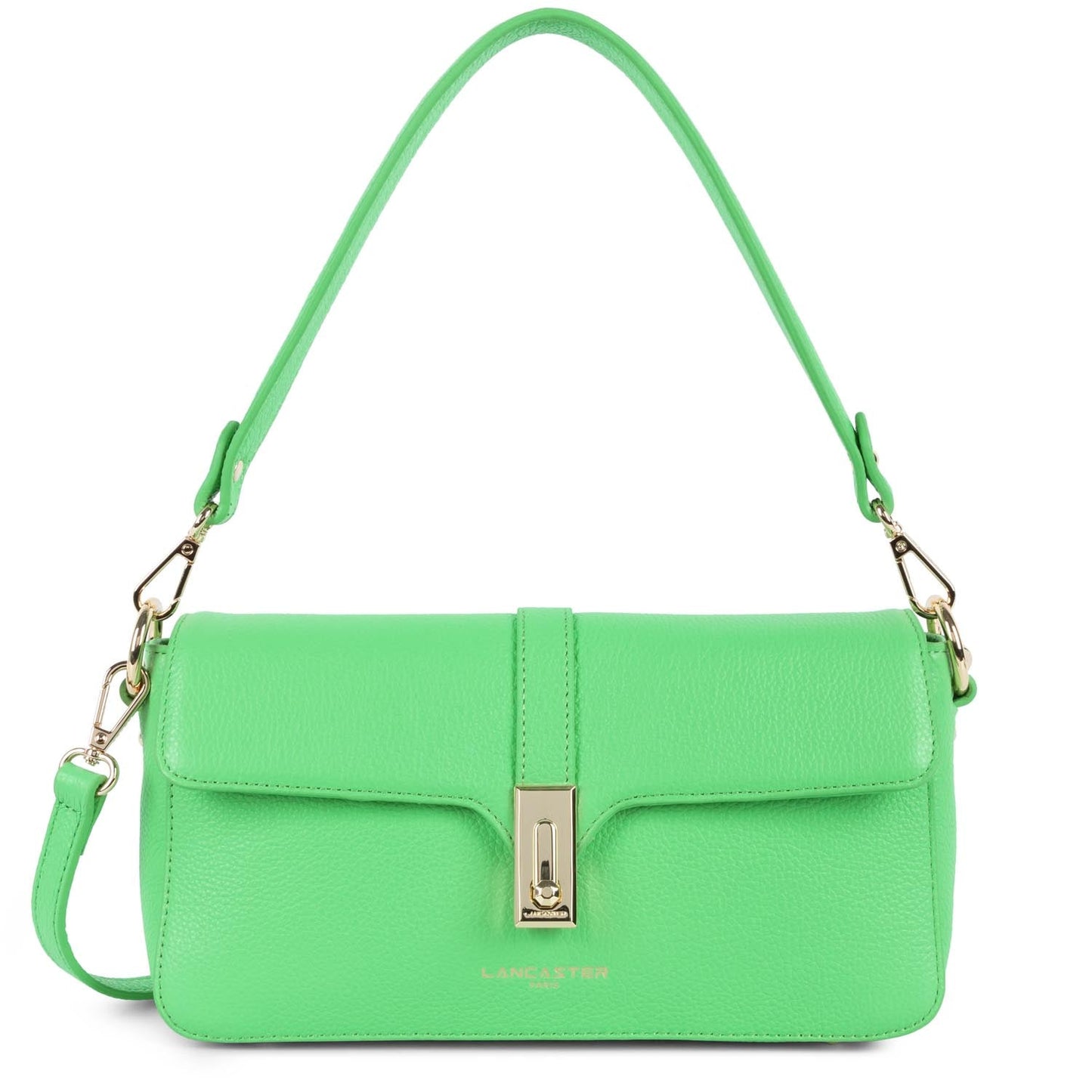 sac baguette - foulonné milano #couleur_vert-colo