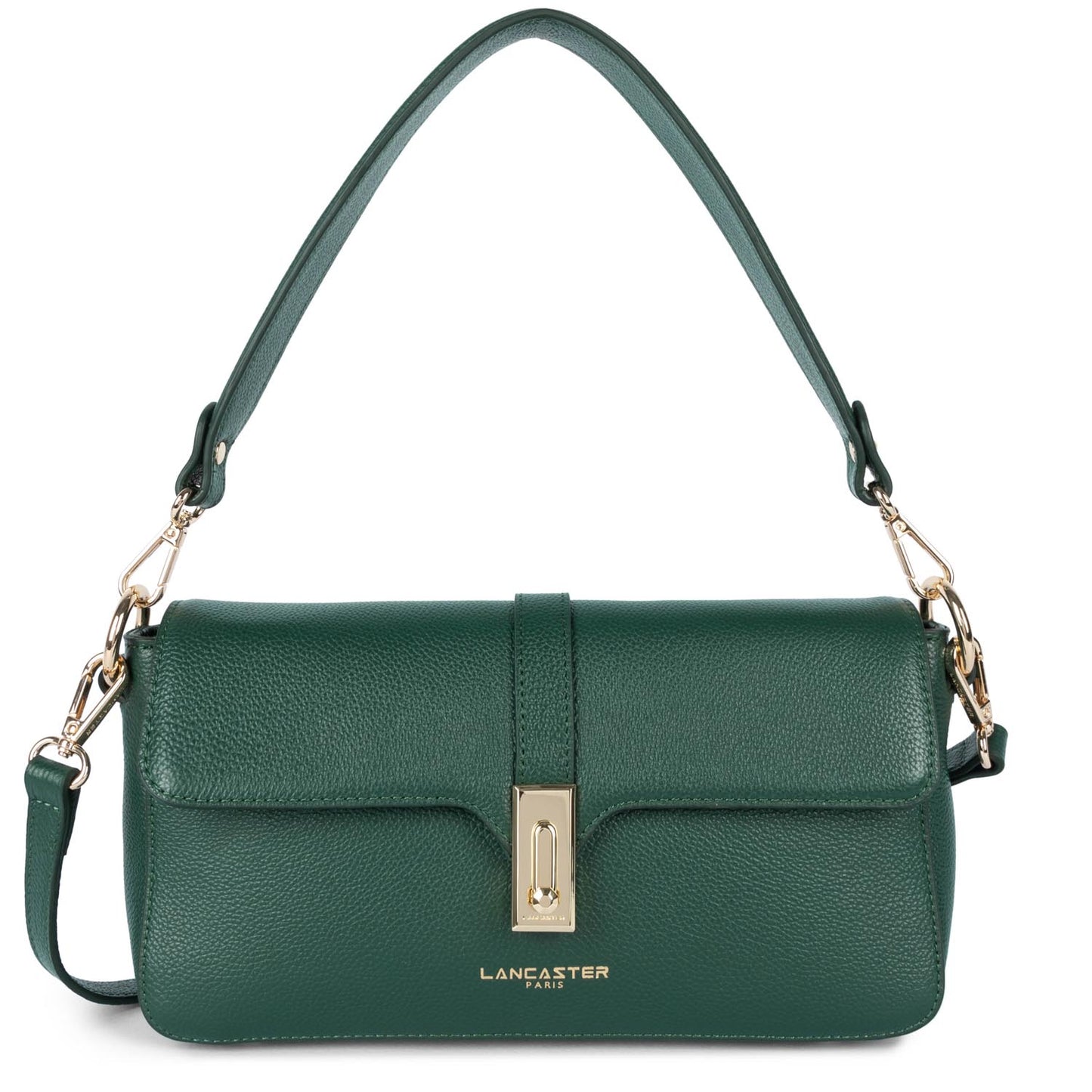 sac baguette - foulonné milano #couleur_vert-fonc