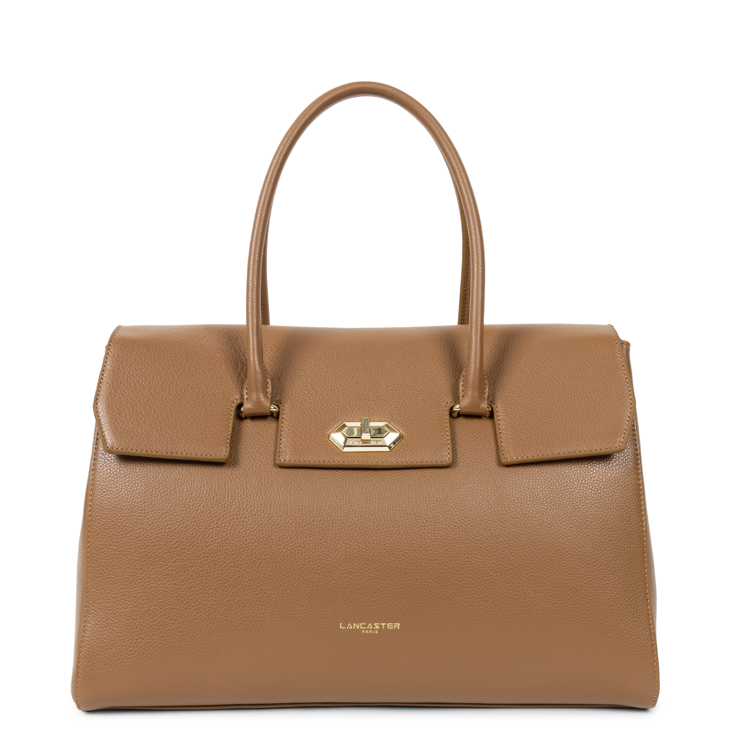 très grand sac cabas épaule - milano cosmos #couleur_camel