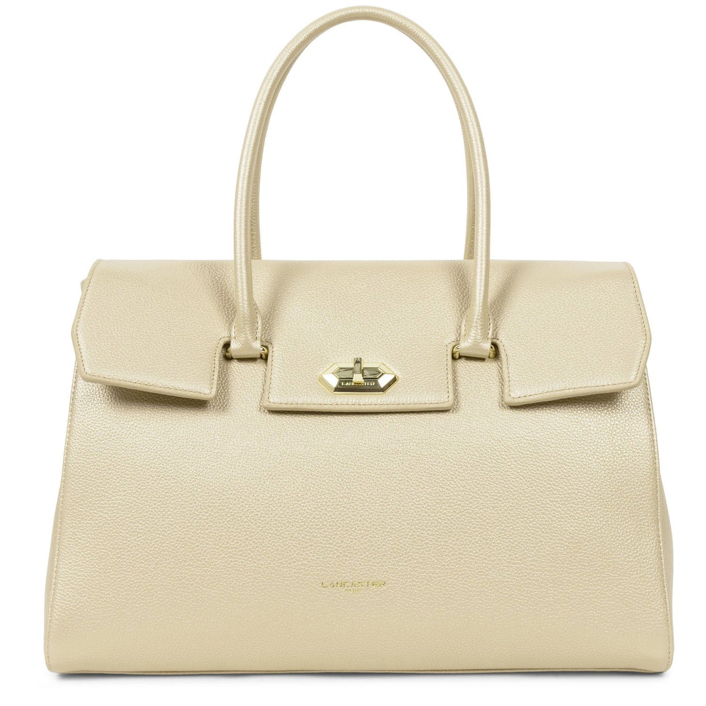 très grand sac cabas épaule - milano cosmos #couleur_or-ple