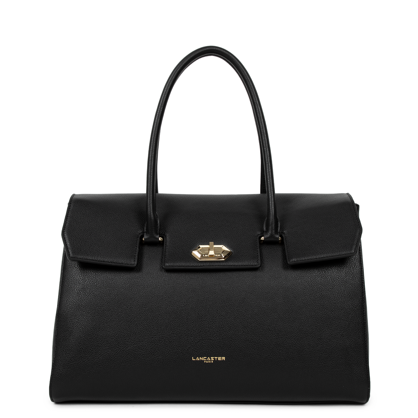 très grand sac cabas épaule - milano cosmos #couleur_noir