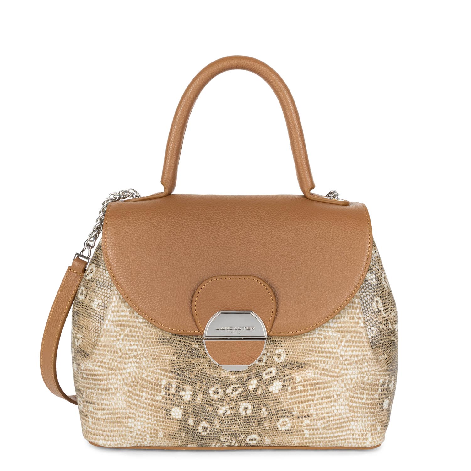 sac à main - pia #couleur_camel-iguane