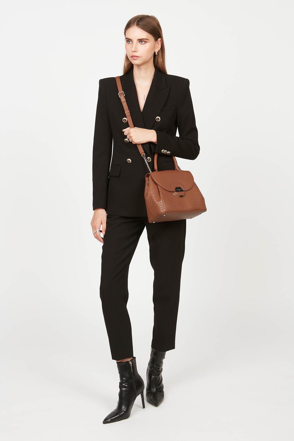sac à main - pia #couleur_cognac-croco
