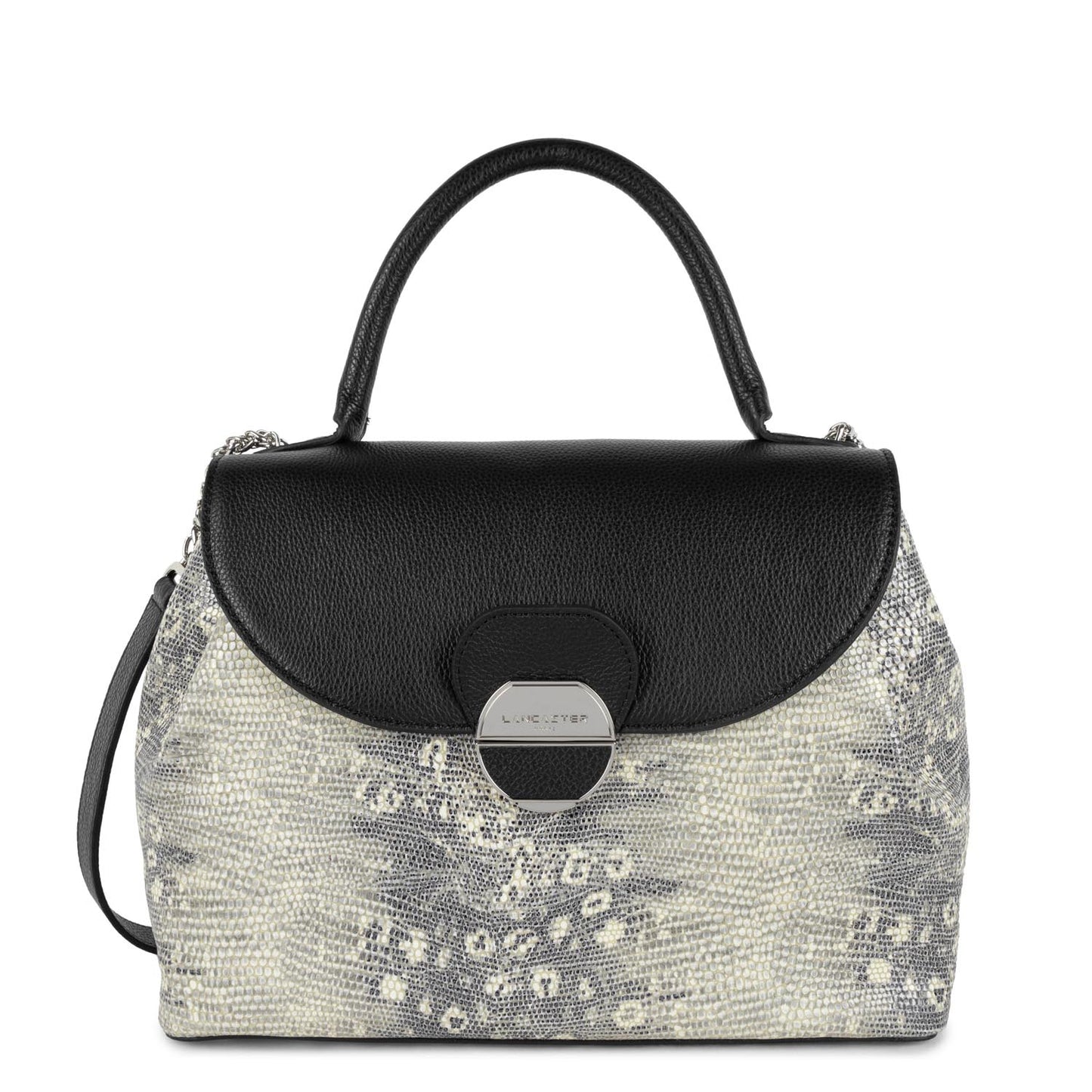 grand sac à main - pia #couleur_noir-iguane
