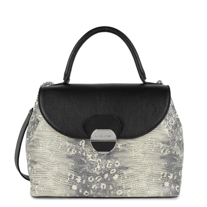 grand sac à main - pia #couleur_noir-iguane
