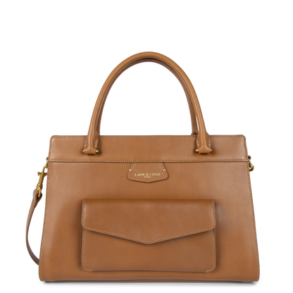 grand sac à main - légende #couleur_camel