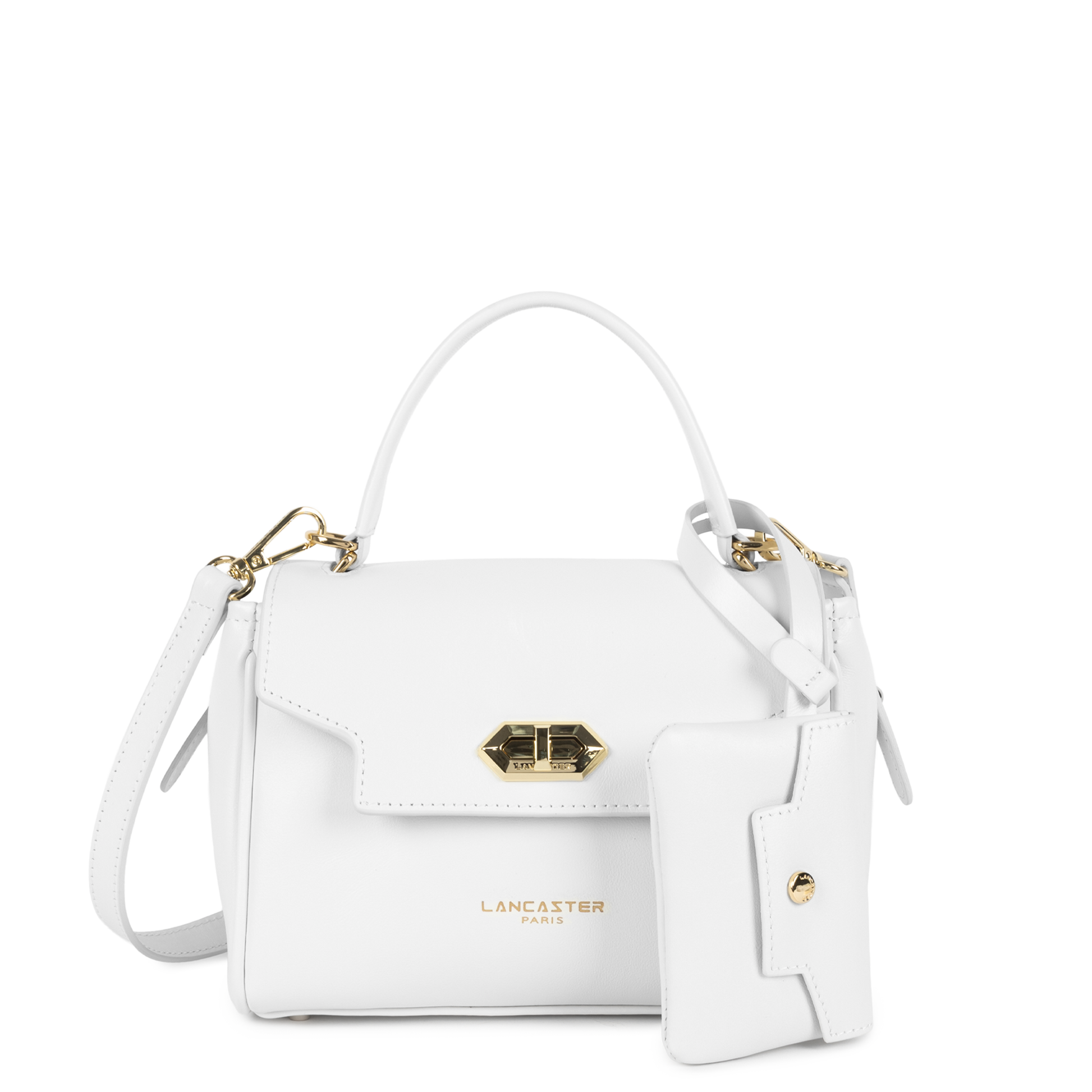 petit sac à main - mademoiselle grace #couleur_blanc