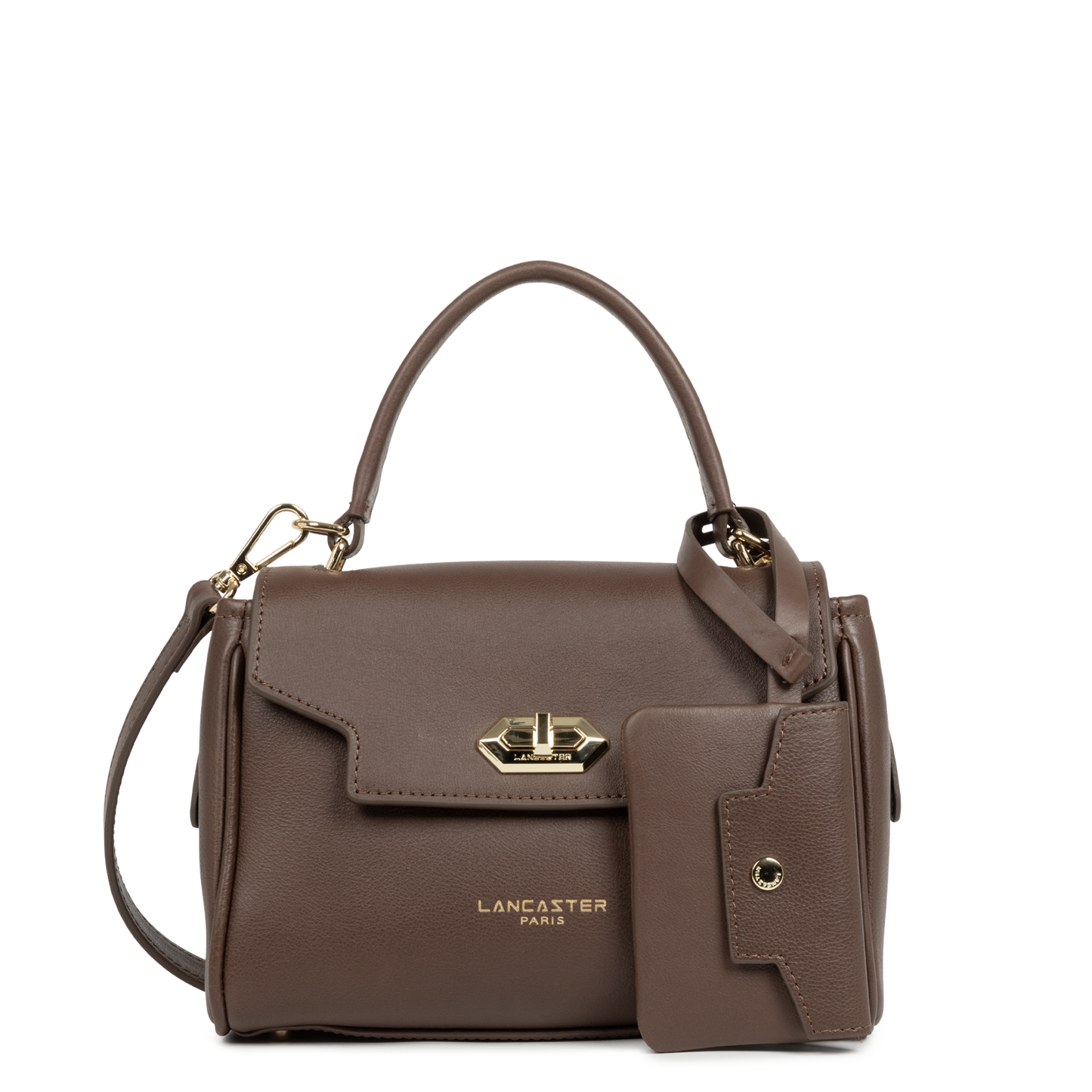petit sac à main - mademoiselle grace #couleur_marron
