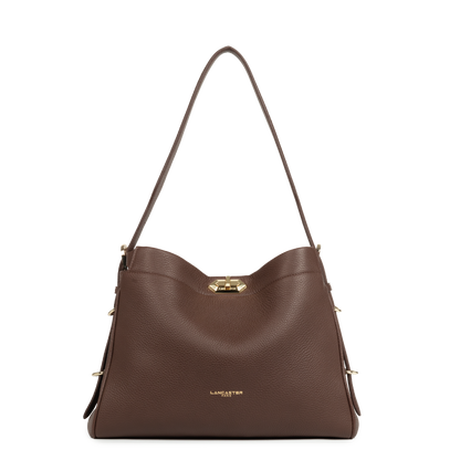 grand sac hobo - mademoiselle romy #couleur_marron