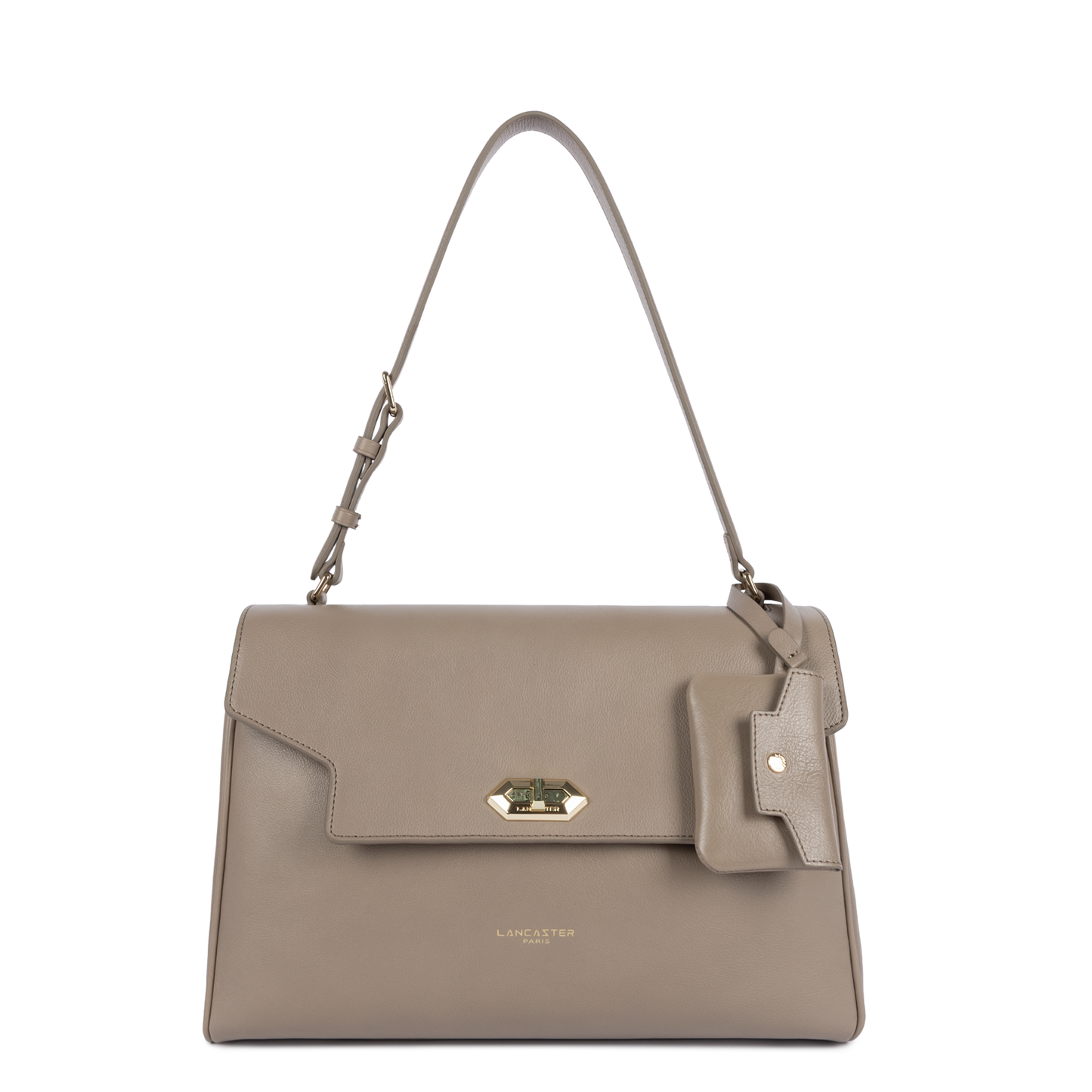 grand sac cabas épaule - mademoiselle grace #couleur_sable-fonc