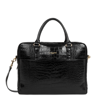 porte documents - mademoiselle business #couleur_noir-croco