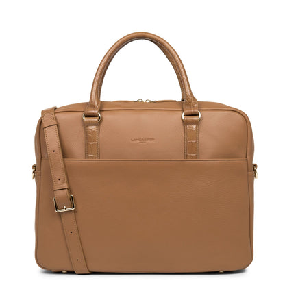 porte documents - mademoiselle business #couleur_camel-croco