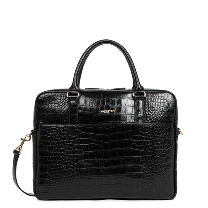 porte documents - mademoiselle business #couleur_noir-croco