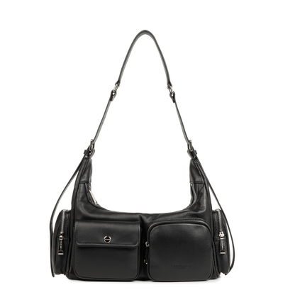 sac besace - soft caramella #couleur_noir