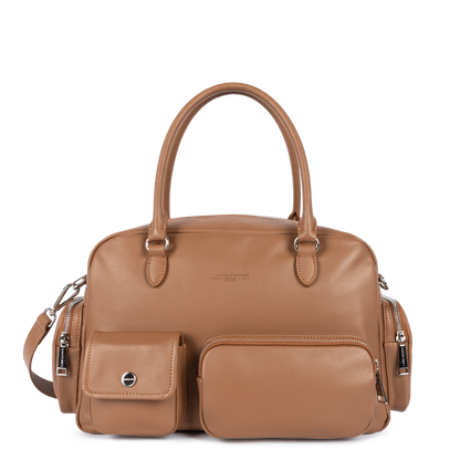 sac à main bowling - soft caramella #couleur_camel
