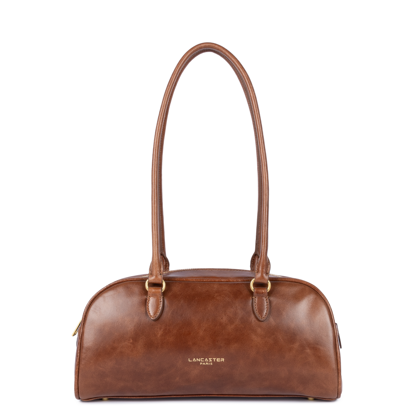 sac à main bowling - rétro bow #couleur_cognac