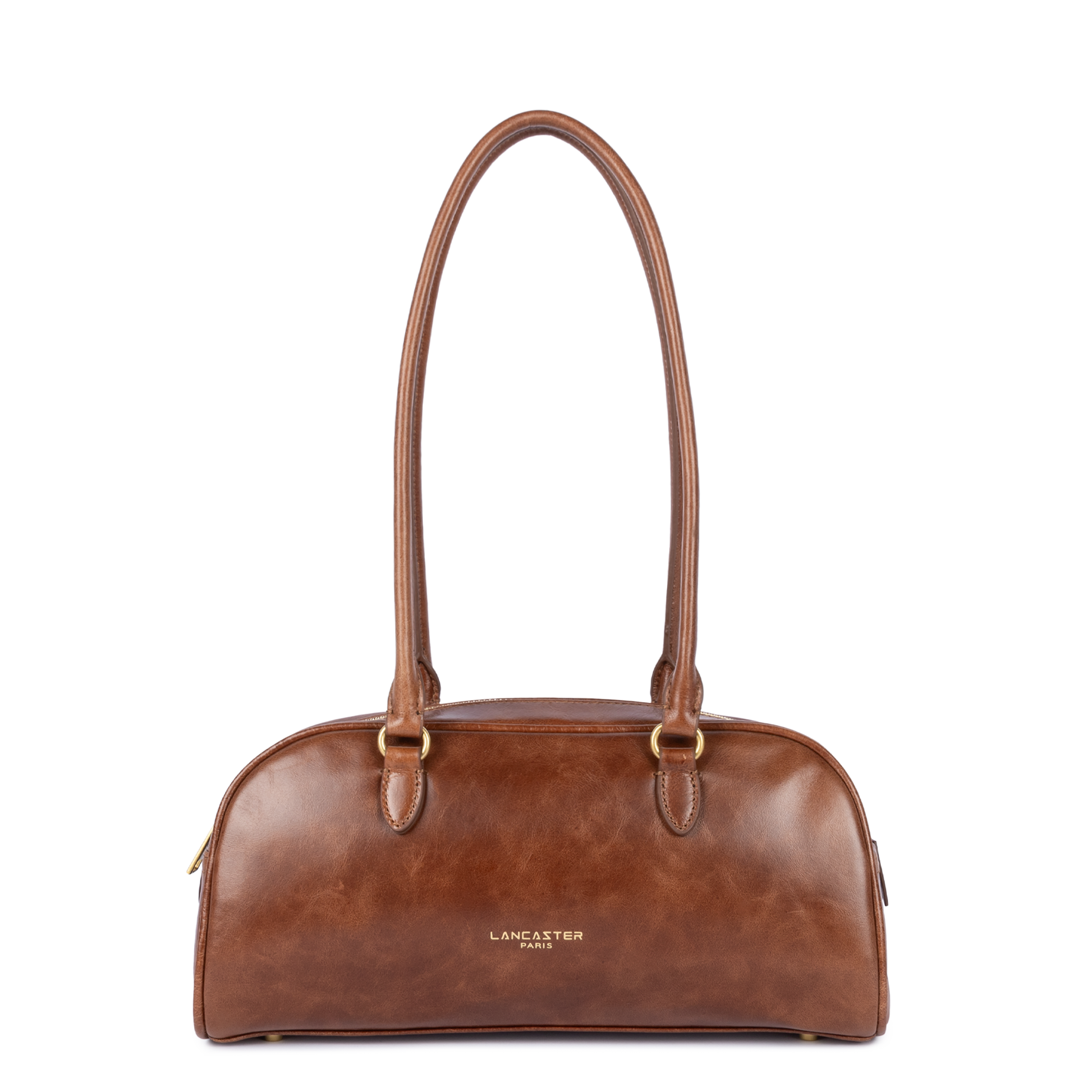 sac à main bowling - rétro bow #couleur_cognac