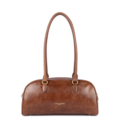 sac à main bowling - rétro bow #couleur_cognac