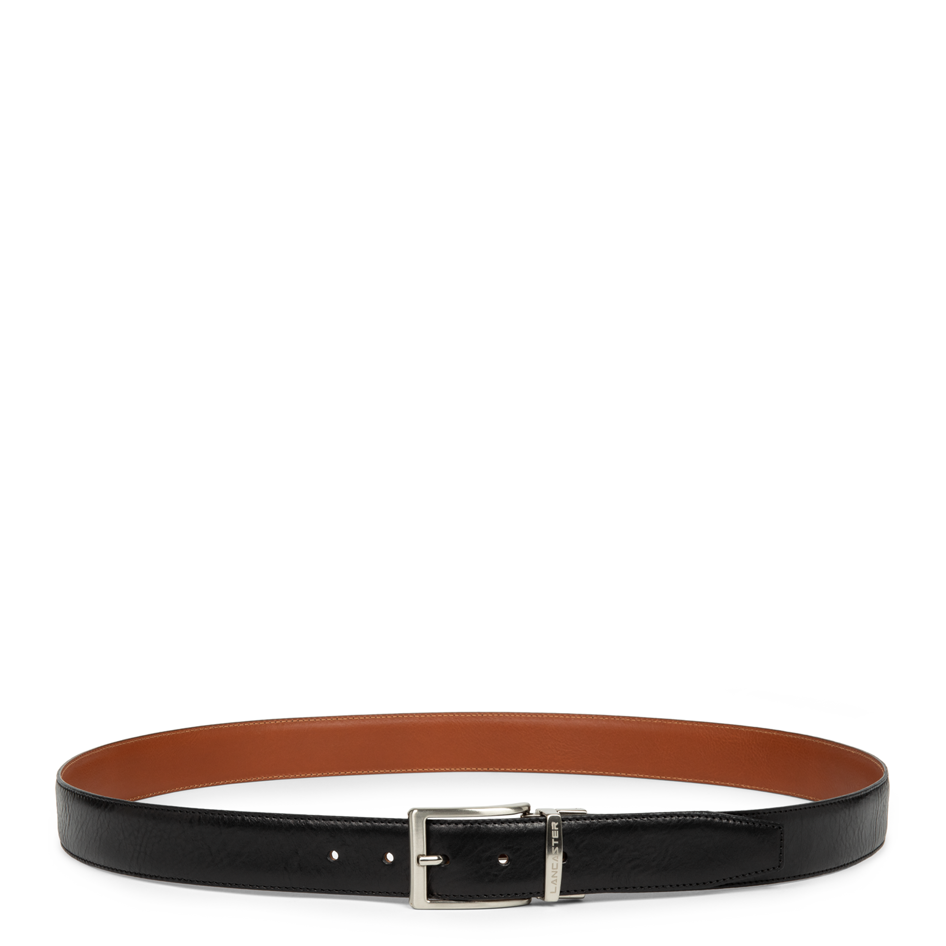 ceinture - ceinture cuir lisse homme #couleur_noir-vison