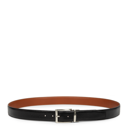 ceinture - ceinture cuir lisse homme #couleur_noir-vison