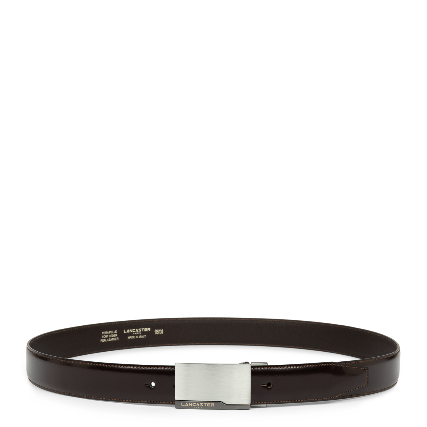 Ceinture - Ceinture Cuir Lisse Homme #couleur_marron