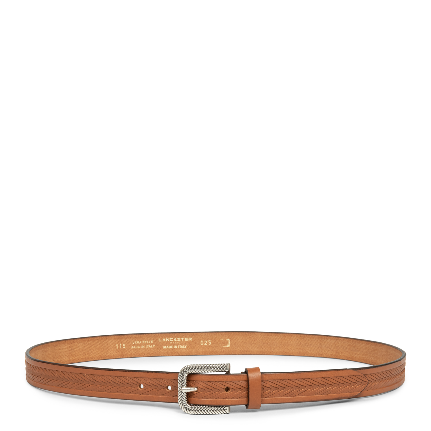 ceinture - ceinture cuir végétal femme #couleur_cognac