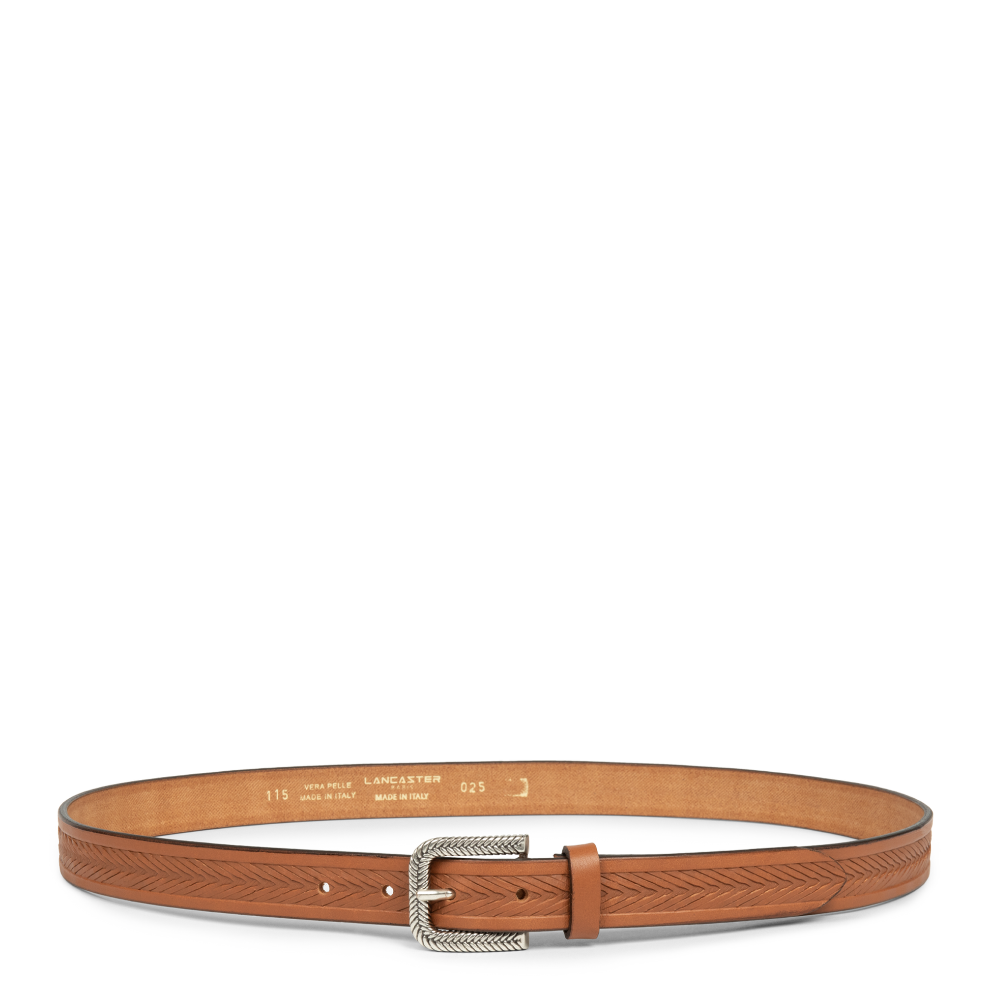 ceinture - ceinture cuir végétal femme #couleur_cognac