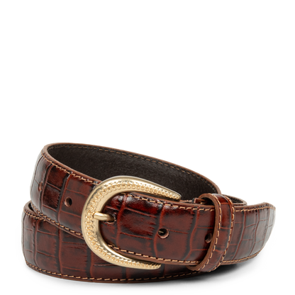 Ceinture - Ceinture Cuir Croco Femme