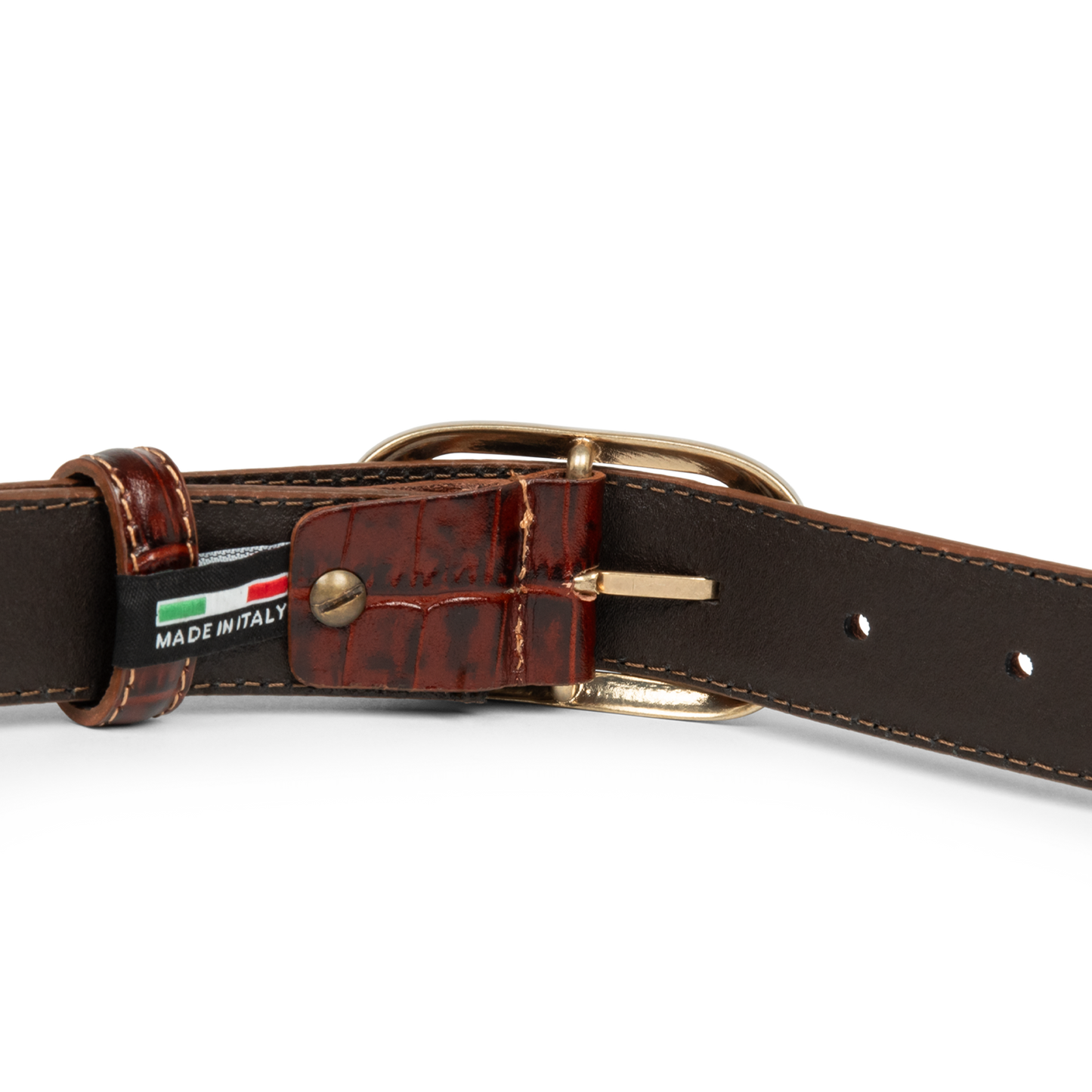 Ceinture - Ceinture Cuir Croco Femme