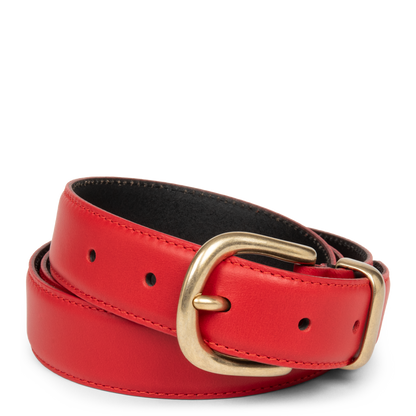 Ceinture - Ceinture Cuir Lisse Femme