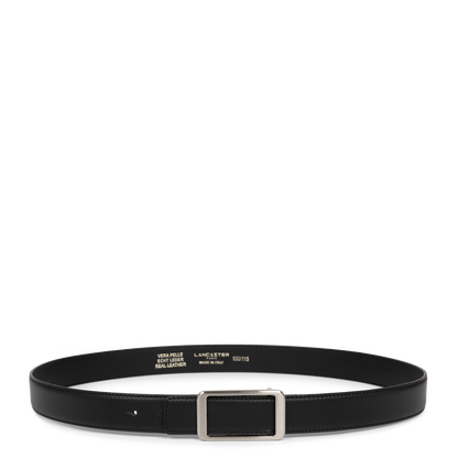 ceinture - ceinture cuir lisse femme #couleur_noir