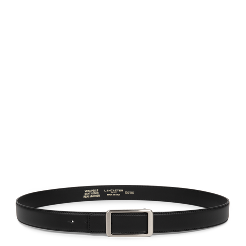 ceinture - ceinture cuir lisse femme #couleur_noir