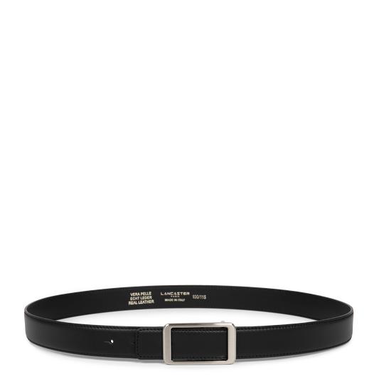 ceinture - ceinture cuir lisse femme #couleur_noir