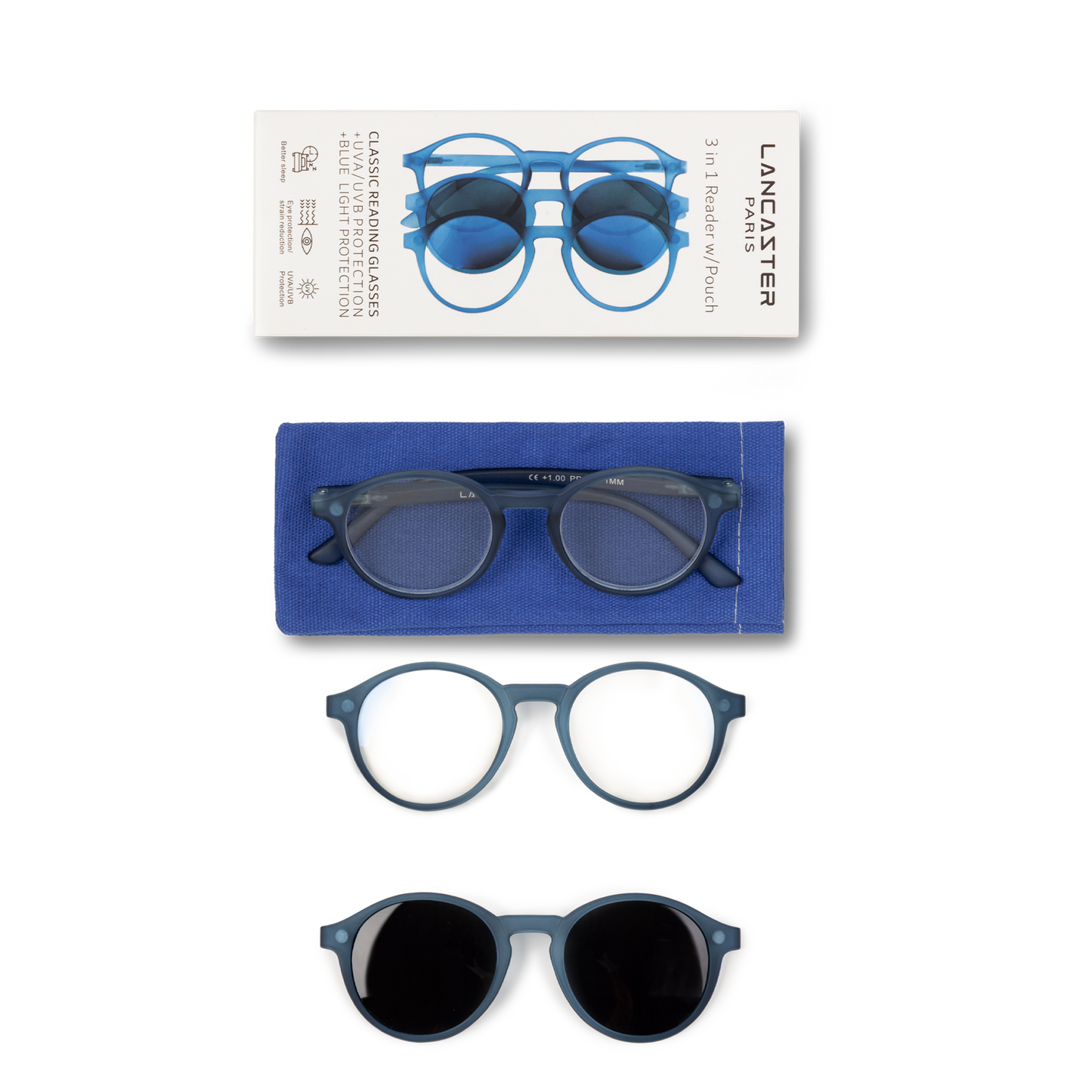 Lunettes de lecture 3-en-1 - Eyewear