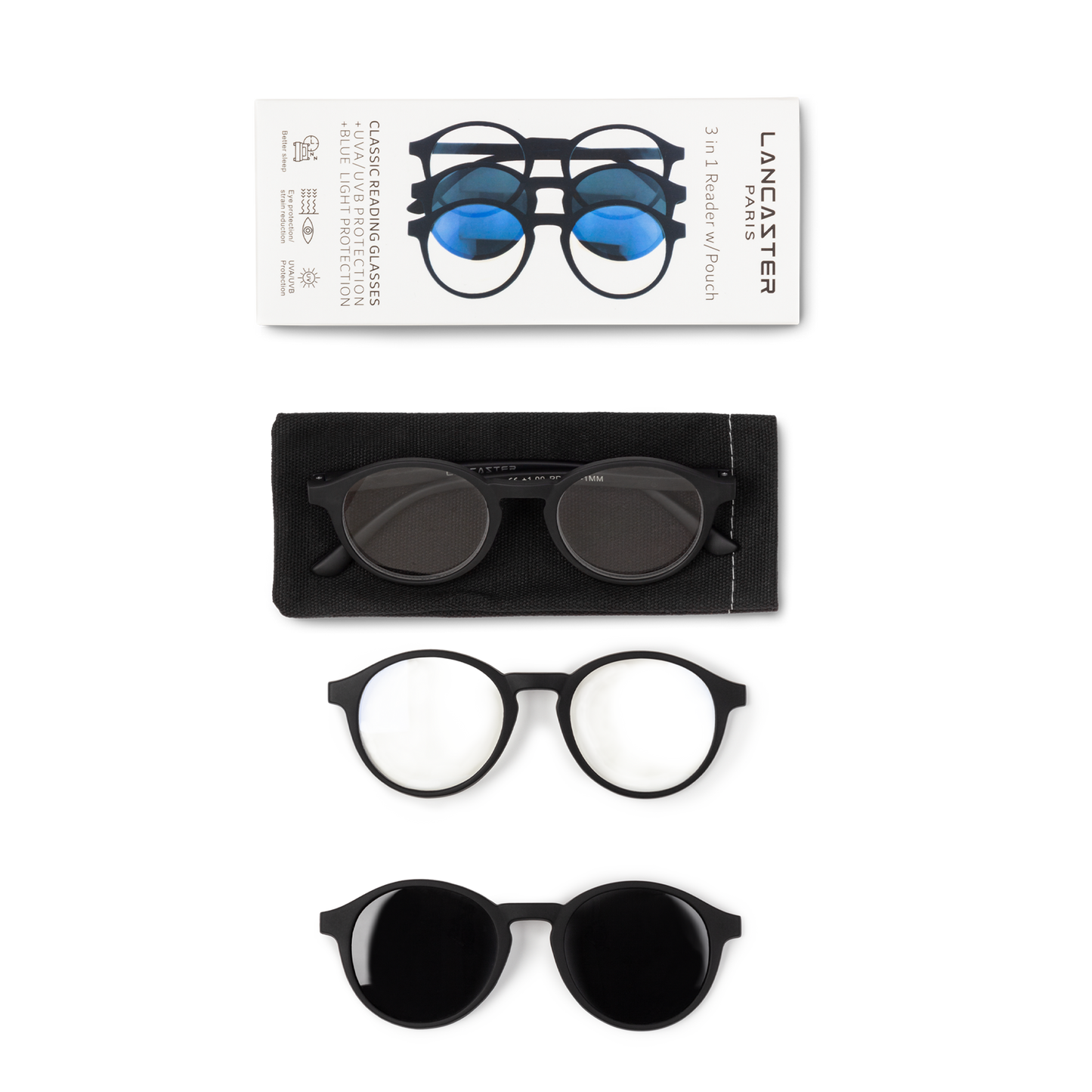 Lunettes de lecture 3-en-1 - Eyewear