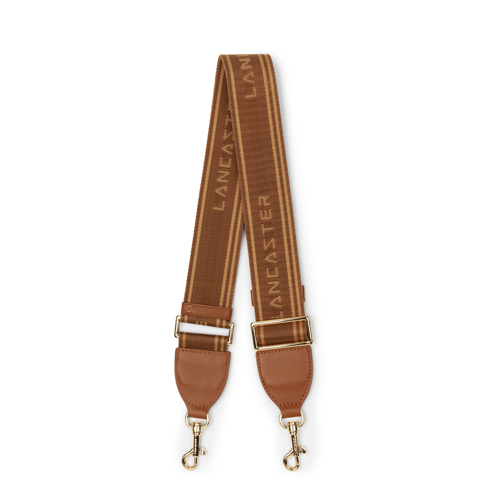 bandoulière - accessoire textile #couleur_camel-beige