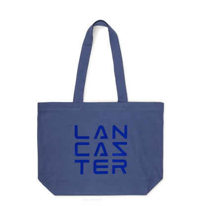 sac cabas épaule - tote bag 3 lines #couleur_bleu