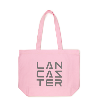 Sac cabas épaule - Tote Bag 3 Lines #couleur_rose